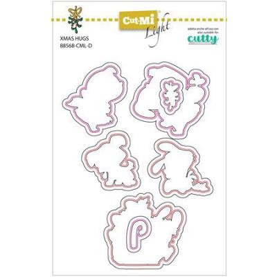 Impronte d'Autore Outline Dies - Xmas Hugs